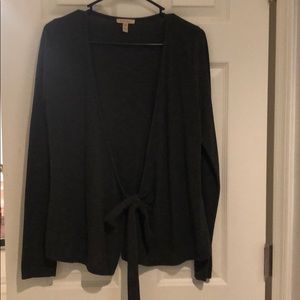 Anthropologie gray cardigan